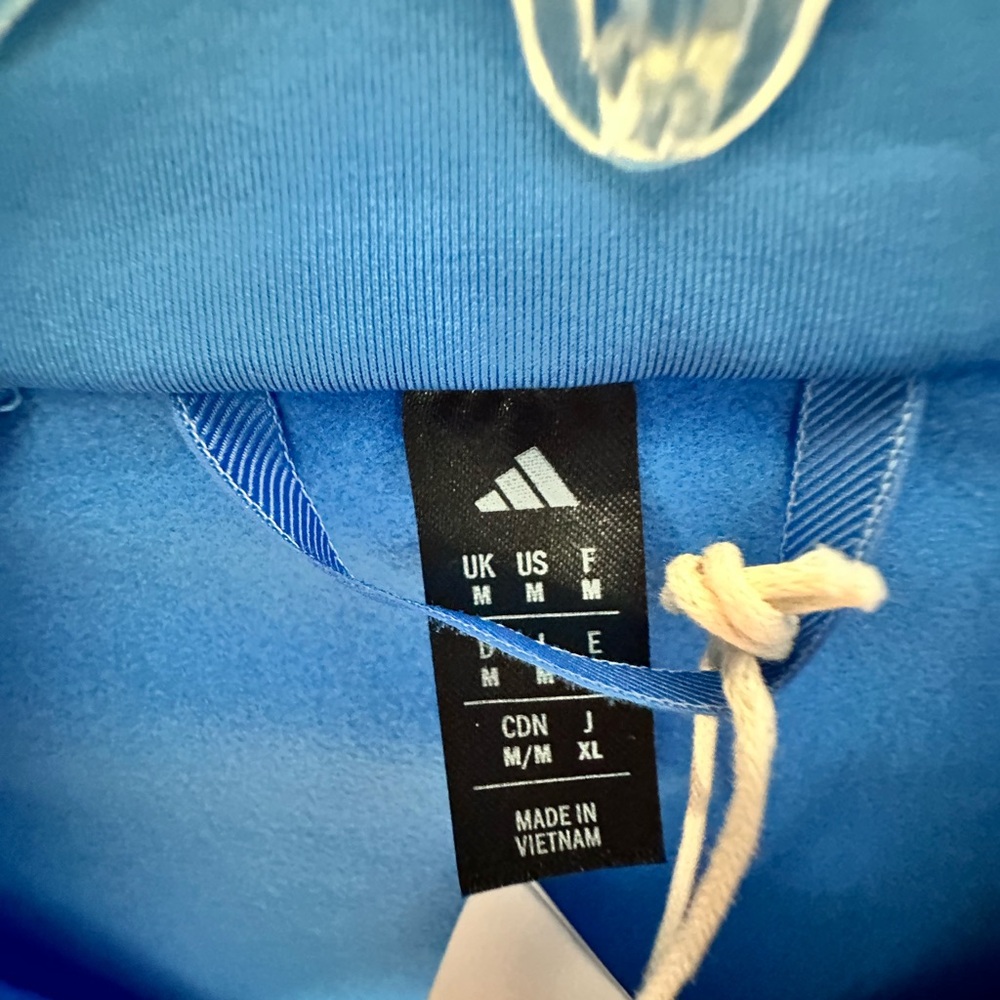 Adidas Blue Performance Jacket - Picture 3 of 4